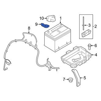 Ford OE - Battery Cable Terminal End