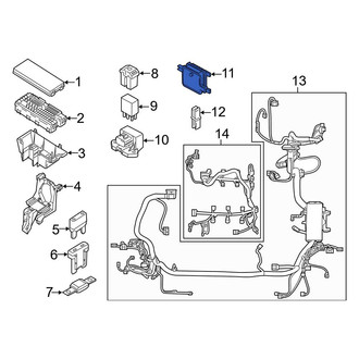 Ford OE - Engine Cooling Fan Motor Relay