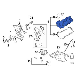 Ford OE - Left Engine Valve Cover