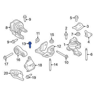 Ford OE - Automatic Transmission Mount Bolt