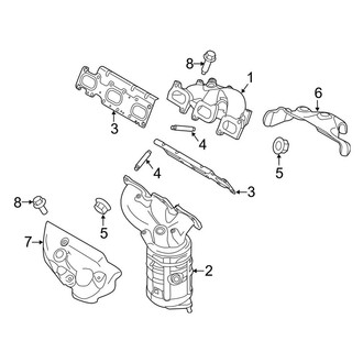 Ford OE - Exhaust System - Manifold (3.5L)