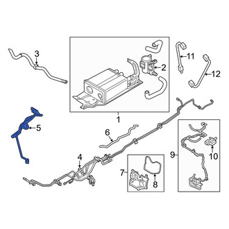 Ford OE - Evaporative Emissions System Lines