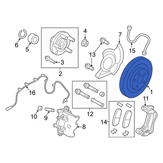 Ford OE - Front Disc Brake Rotor