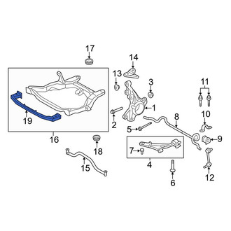 Ford OE - Front Suspension Subframe Crossmember