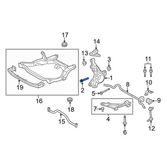 Ford OE - Steering Knuckle Bolt