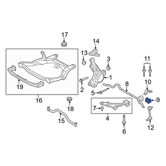 Ford OE - Front Suspension Stabilizer Bar Bushing