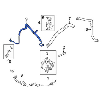 Ford OE - Power Steering Pressure Hose