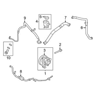 Ford OE - Steering Gear & Linkage - Pump & Hoses (From 4/18/11), (3.5L / 3.7L)