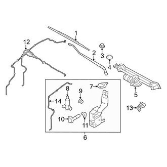 Ford OE - Windshield - Wiper & Washer Components