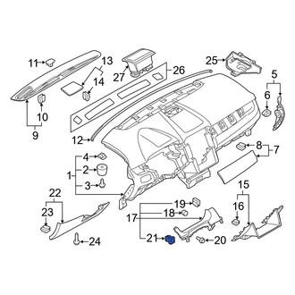Ford OE - Bumper Extension Nut