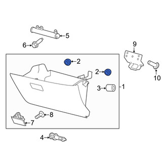 Ford OE - Front Glove Box Door Bumper