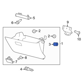 Ford OE - Front Glove Box Door Bumper