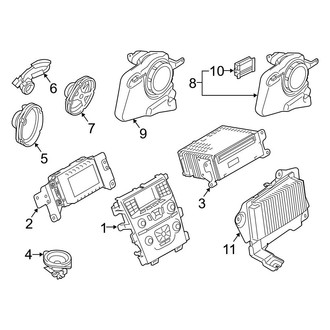 Ford OE - Instrument Panel - Sound System