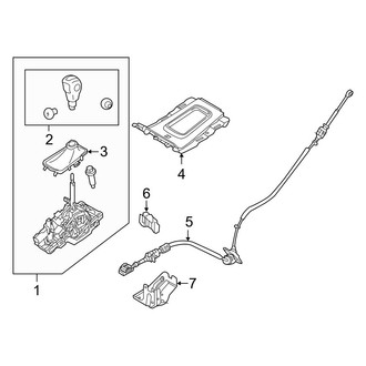 Ford OE - Console - Shifter Housing