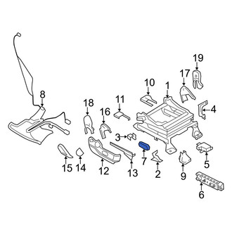 Ford OE - Front Power Seat Switch Knob