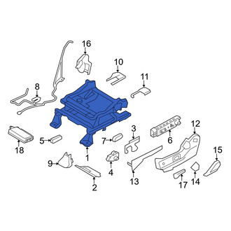 Ford OE - Front Left Seat Track