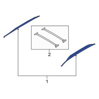 Ford OE - Roof Luggage Carrier Side Rail