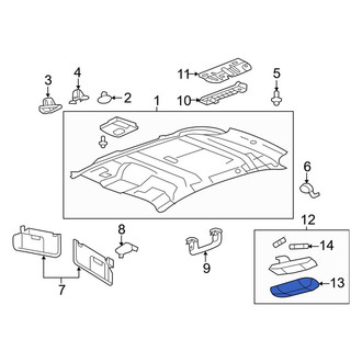 Ford OE - Dome Light Lens