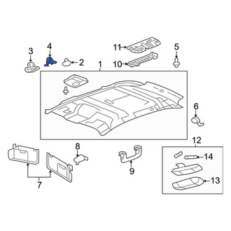 Ford OE - Headliner Bracket