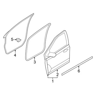 Ford OE - Front Door - Door & Components