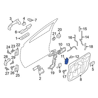 Ford OE - Rear Left Door Latch Assembly