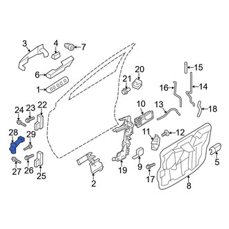 Ford OE - Front Door Check