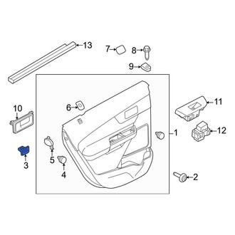 Ford OE - Door Interior Trim Panel Nut