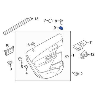 Ford OE - Door Interior Trim Panel Nut