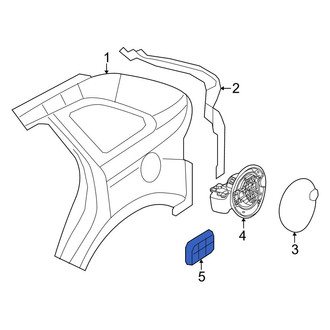 Ford OE - Rear Quarter Panel Air Vent Grille