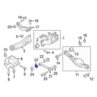 Ford OE - Rear Alignment Camber Adjusting Eccentric