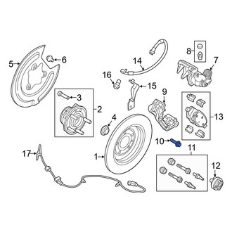 Ford OE - Disc Brake Caliper Anchor Plate Bolt