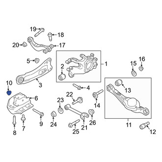 Ford OE - Lateral Arm Nut