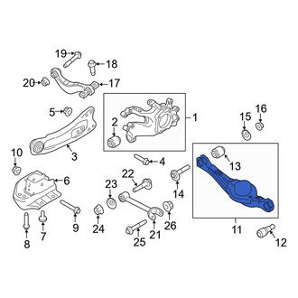 Ford OE - Rear Left Lower Rearward Suspension Control Arm