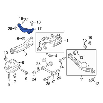 Ford OE - Rear Upper Suspension Control Arm