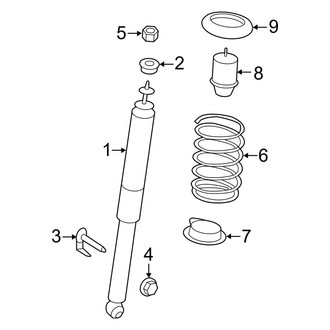 Ford OE - Rear Suspension - Shocks & Components (AWD)