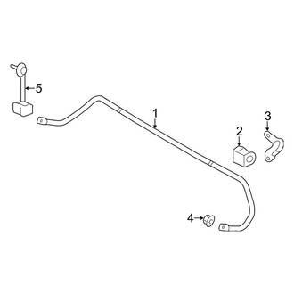 Ford OE - Rear Suspension - Stabilizer Bar & Components (AWD)
