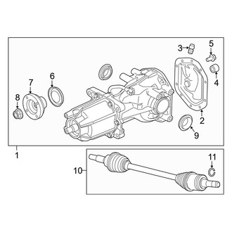 Ford OE - Rear Suspension - Axle Components (AWD)