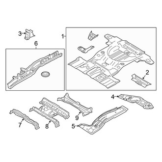 Ford OE - Rear Body & Floor - Floor & Rails