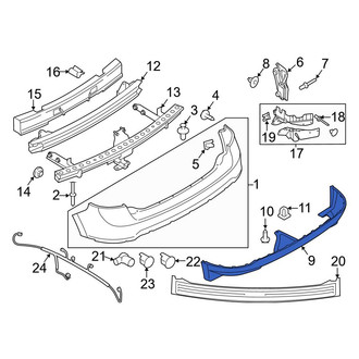 Ford OE - Rear Valance Panel