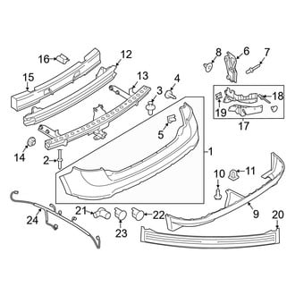 Ford OE - Rear Bumper - Bumper & Components