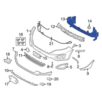 Ford OE - Front Bumper Impact Bar