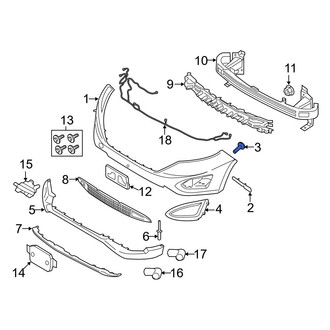 Ford OE - Bumper Cover Bolt