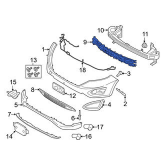 Ford OE - Front Bumper Impact Absorber