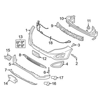 Ford OE - Front Bumper & Grille - Bumper & Components (Sport)