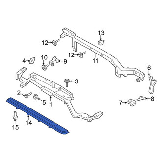 Ford OE - Front Lower Radiator Support Tie Bar