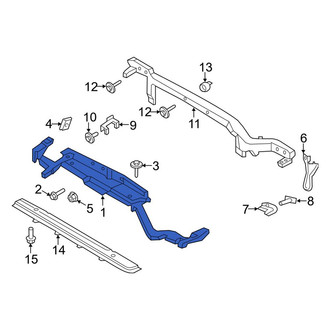 Ford OE - Front Upper Radiator Support Tie Bar