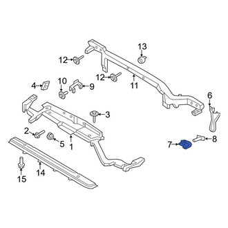 Ford OE - Front Radiator Support Tie Bar Bracket