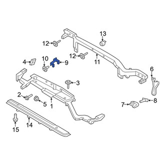Ford OE - Front Radiator Support Tie Bar Bracket