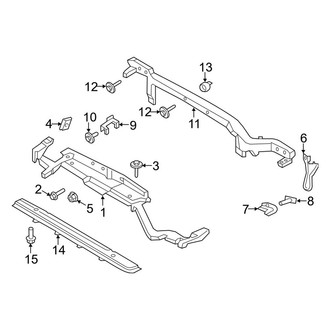 Ford OE - Radiator Support