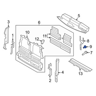 Ford OE - Radiator Shutter Assembly Bolt